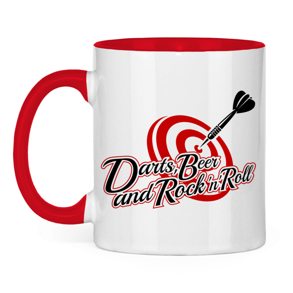 Darts, Beer and Rock'n'Roll – Tasse